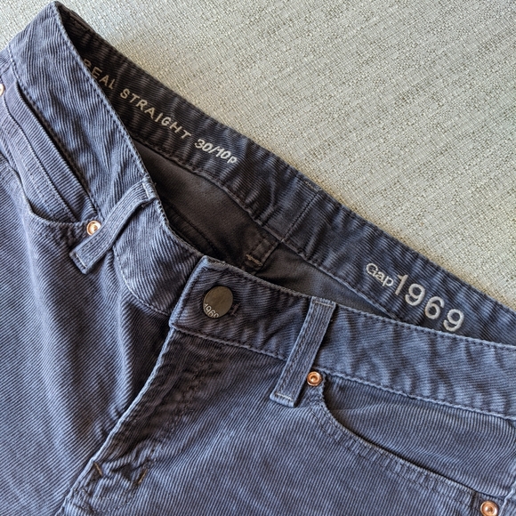 Gap Real Straight gray cords - Picture 3 of 6